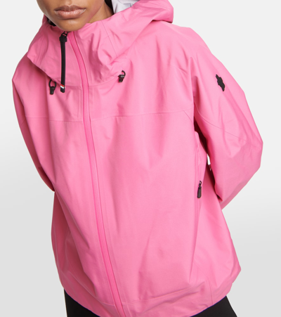 Shop Moncler Meribel Hooded Jacket In Pink