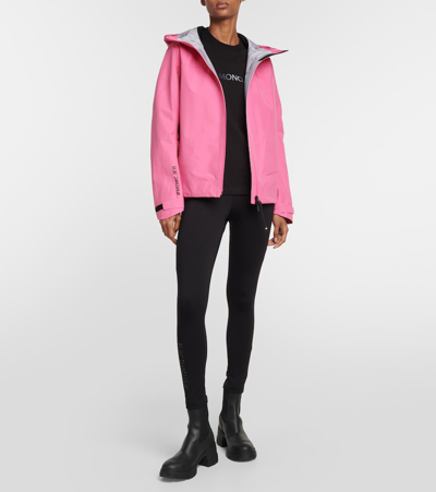 Shop Moncler Meribel Hooded Jacket In Pink