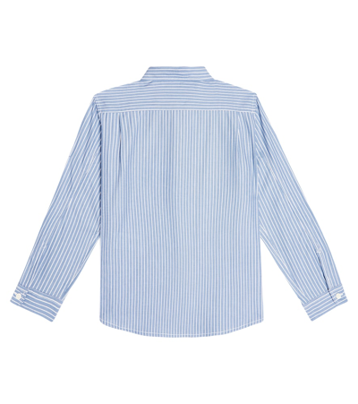 Bonpoint Tangui Cotton Shirt In Blue