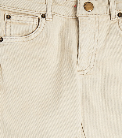 Bonpoint Dewey Cotton Corduroy Pants In Neutrals