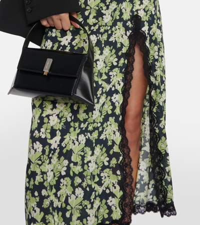 Shop Rixo London Sibilla Floral Lace-trimmed Midi Skirt In Multicoloured