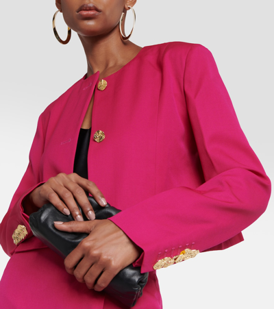 Shop Nina Ricci Wool Jacket In Pink
