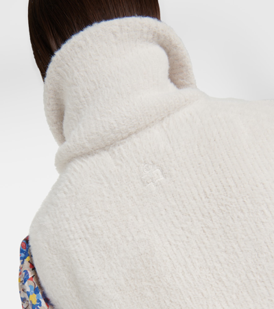 Isabel Marant Étoile Milie High-neck Sweater Vest In White