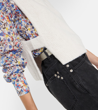 Isabel Marant Étoile Milie High-neck Sweater Vest In White