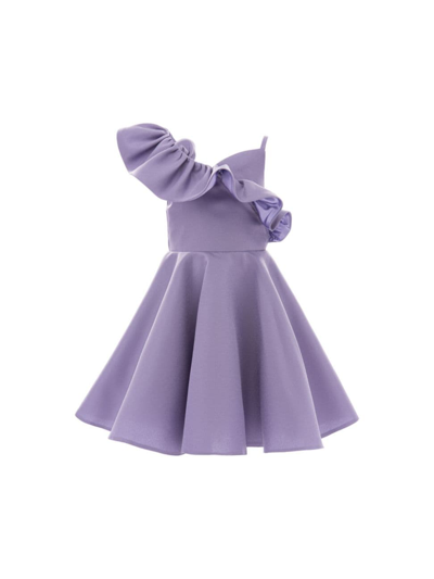 Shop Tulleen Little Girl's & Girl's Riviera Dress In Purple