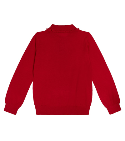 Shop Bonpoint Brynja Wool Sweater In Red