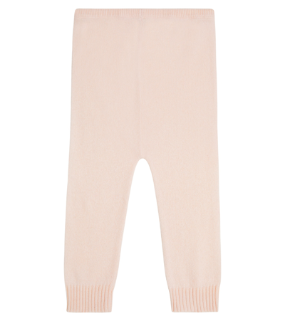 Shop Bonpoint Baby Cashmere Leggings In Pink