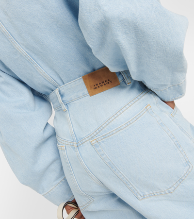 Isabel Marant Lemony Wide-leg Jeans In Blue