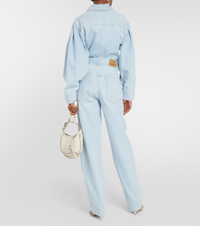 Shop Isabel Marant Vetan Straight Jeans In Blue