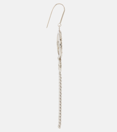 Isabel Marant Embellished Earrings In Silver
