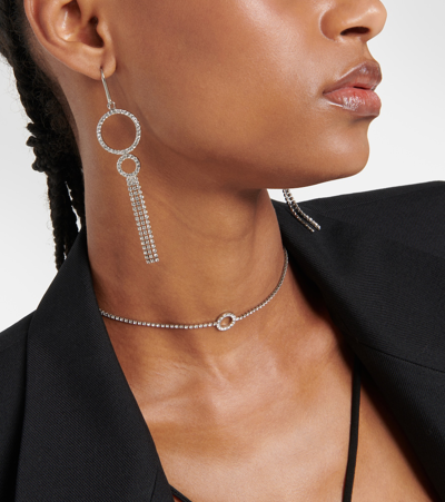 Isabel Marant Embellished Earrings In Silver