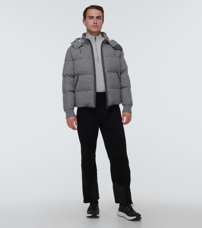Zegna Turtleneck Wool Sweater In Grey