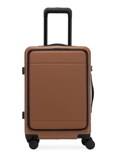 Shop Calpak Men's Hue Pocket Carry-on Hardshell Suitcase In Hazel