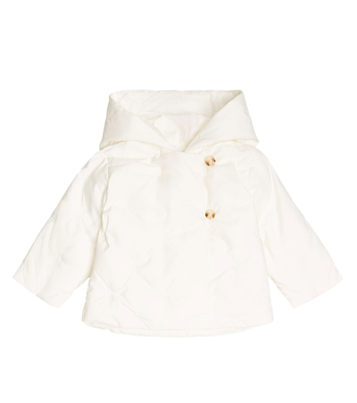 Shop Bonpoint Baby Bonno Cotton Jacket In White