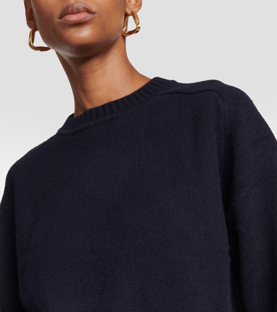 Shop Extreme Cashmere N°167 Please Cashmere Sweater In Blue