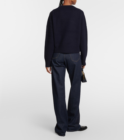 Shop Extreme Cashmere N°167 Please Cashmere Sweater In Blue