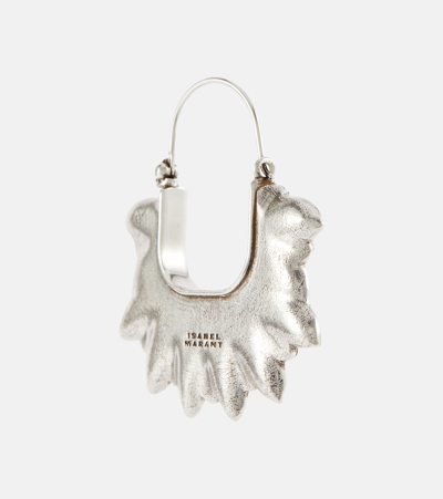 Shop Isabel Marant Celenia Embellished Earrings In Silver