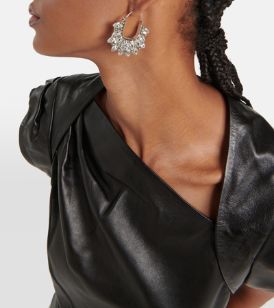 Isabel Marant Celenia Embellished Earrings In Silver