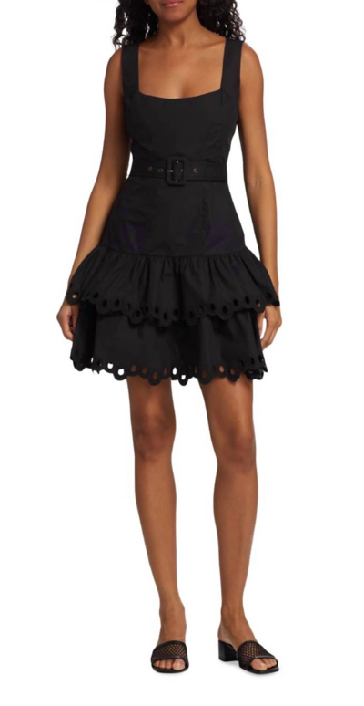 Shop En Saison Ariel Mini Dress In Black