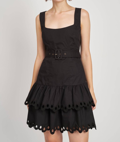 Shop En Saison Ariel Mini Dress In Black