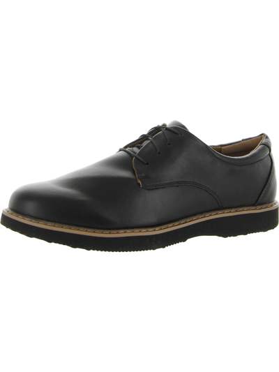 Shop Deer Stags Walkmaster Classic Mens Leather Emo Oxfords In Black