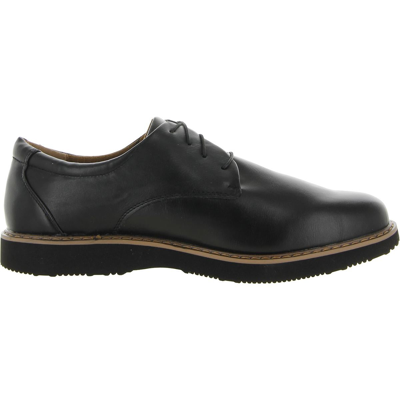 Shop Deer Stags Walkmaster Classic Mens Leather Emo Oxfords In Black