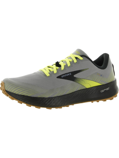 Shop Brooks Catamount Mens Fitness Exercise Athletic And Training Shoes In Grey