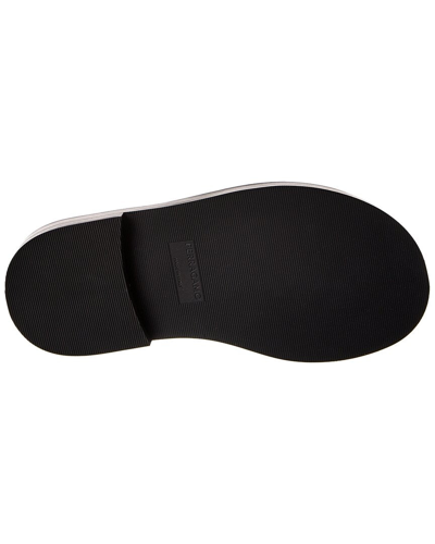 Ferragamo Sole Canvas Slides In White