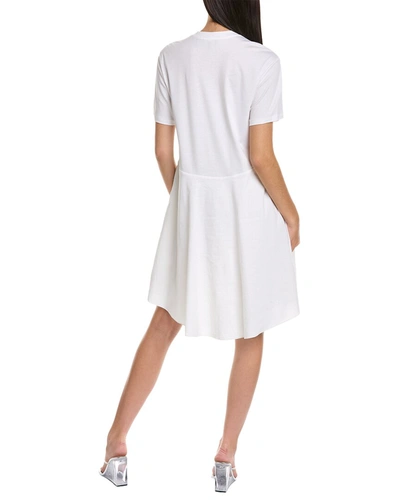 Shop Theory Tiered Linen-blend Dress In White