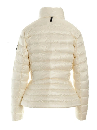 Shop Mackage Davina-z Light Down Jacket In Cream In White