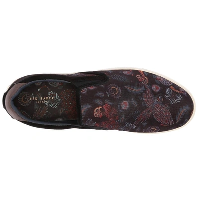 Shop Ted Baker Men's Mhako Slip On Sneaker In Black/grey In Multi