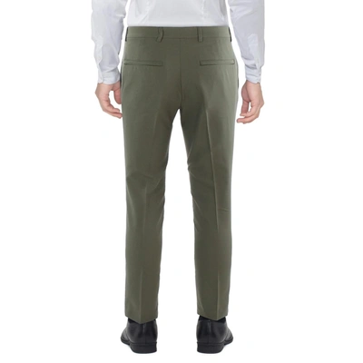 Shop Perry Ellis Portfolio Mens Skinny Fit Lightweight Dress Pants In Green