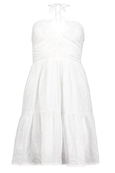Shop Bishop + Young Thalia Halter Dress In Salt In White