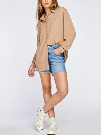 Gentle Fawn Orbison Top In Sand In Beige