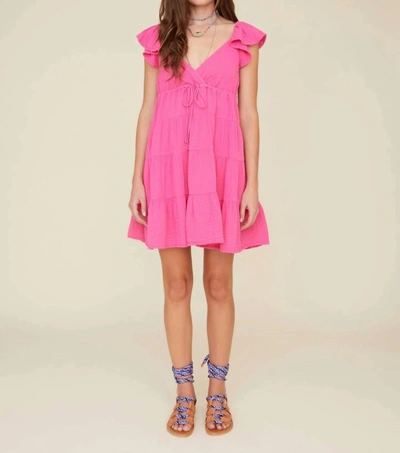 Shop Xirena Sonnet Dress In Pink Raspberry In Multi
