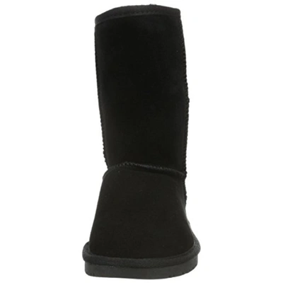 Shop Minnetonka Olympia Womens Suede Winter Casual Boots In Black