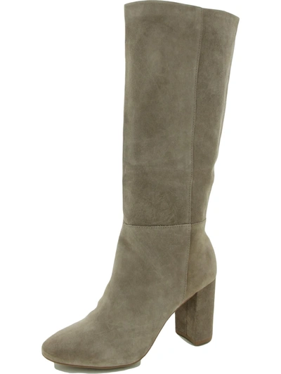 Shop Chinese Laundry Krafty Womens Suede Dress Knee-high Boots In Brown