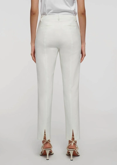 Shop Derek Lam 10 Crosby Bronte Cigarette Pants In Soft White