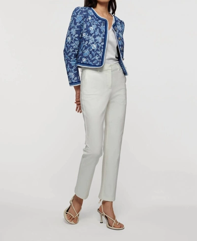 Derek Lam 10 Crosby Bronte Cigarette Pants In Soft White