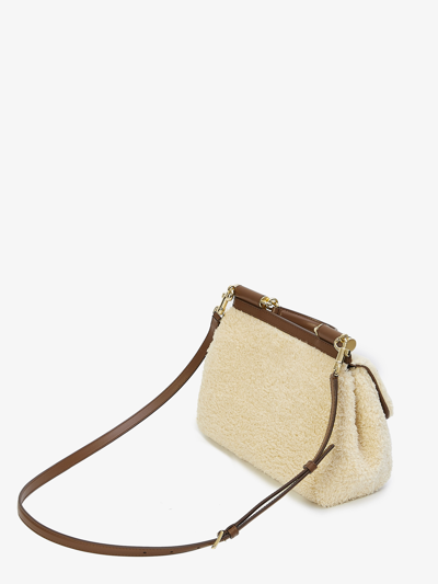 Shop Dolce & Gabbana Sicily Medium Bag In Cream