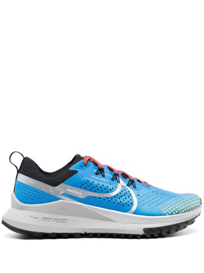 Shop Nike React Pegasus Trail 4 Sneakers In Blue