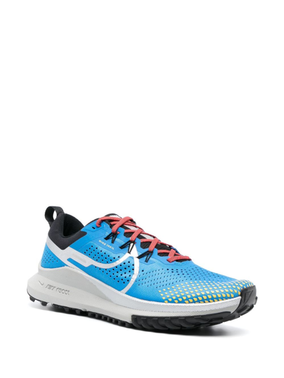 Shop Nike React Pegasus Trail 4 Sneakers In Blue