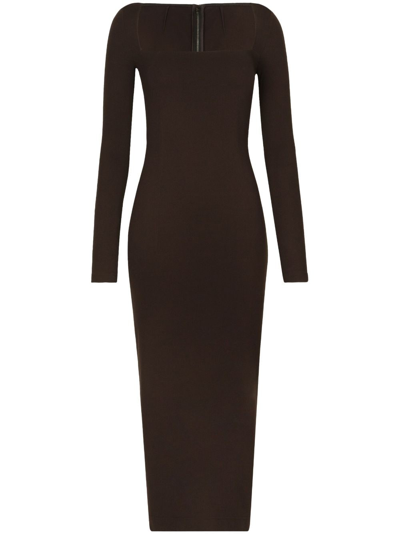 Dolce & Gabbana Synthetic Fibers Dress In Black
