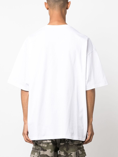 Shop Martine Rose Eros-print Cotton T-shirt In White