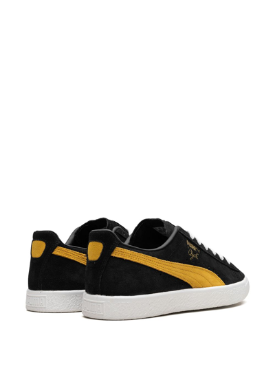 Shop Puma Clyde Og Suede Sneakers In Black