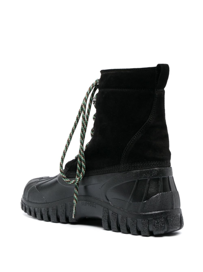 Shop Diemme Anatra Suede Lace-up Boots In Black