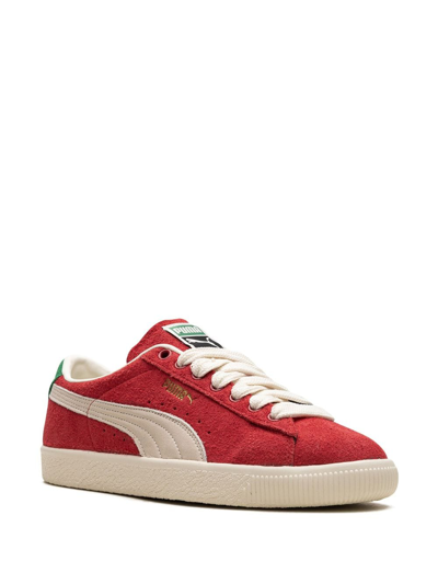 Shop Puma Suede Vtg Origins Sneakers In Red