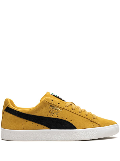 Shop Puma Clyde Og Sneakers In Orange