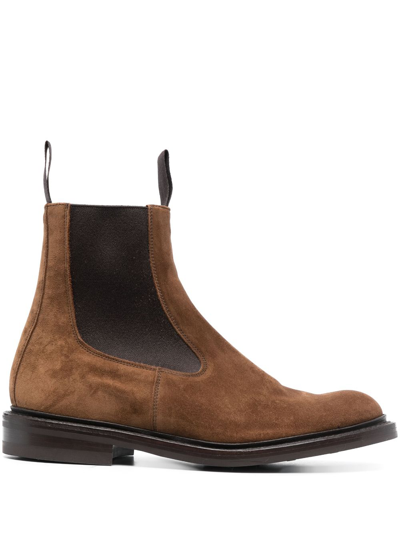 Shop Tricker's Cubana Suede Ankle Boots In Brown