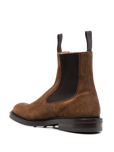Shop Tricker's Cubana Suede Ankle Boots In Brown